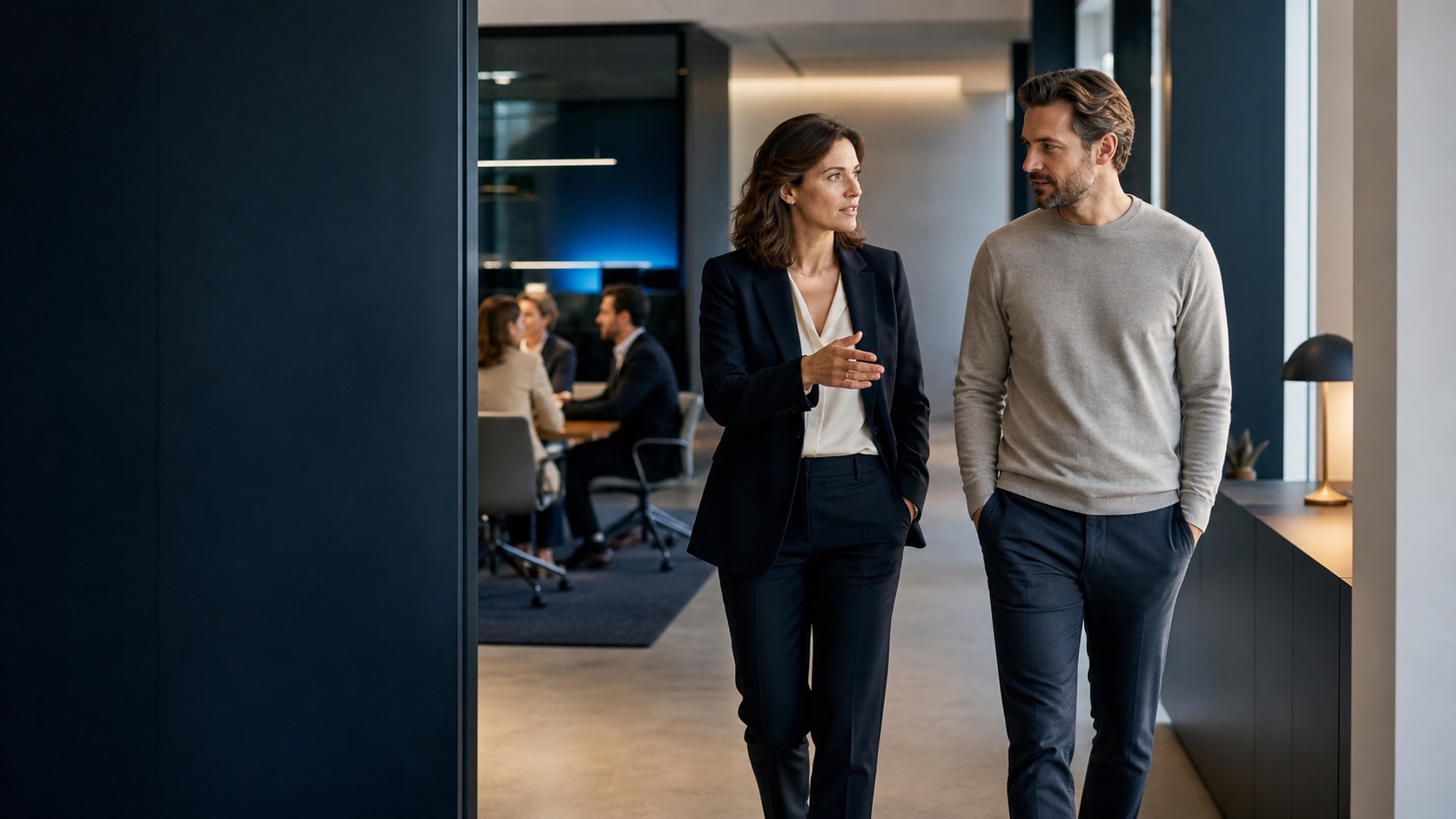 Abogada externa acompañando al equipo directivo de una empresa